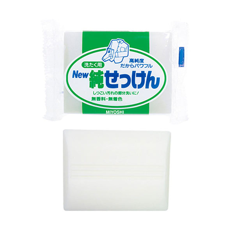 MIYOSHI Laundry Soap Bar, 190гр. Мыло для точечного застирывания стойких загрязнений