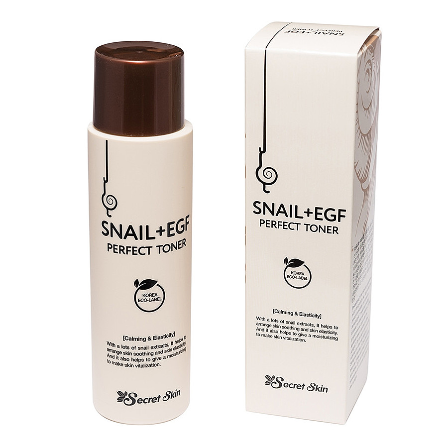 SECRET SKIN Snail+Egf Perfect Toner, 150мл. Тонер для лица с экстрактом улитки