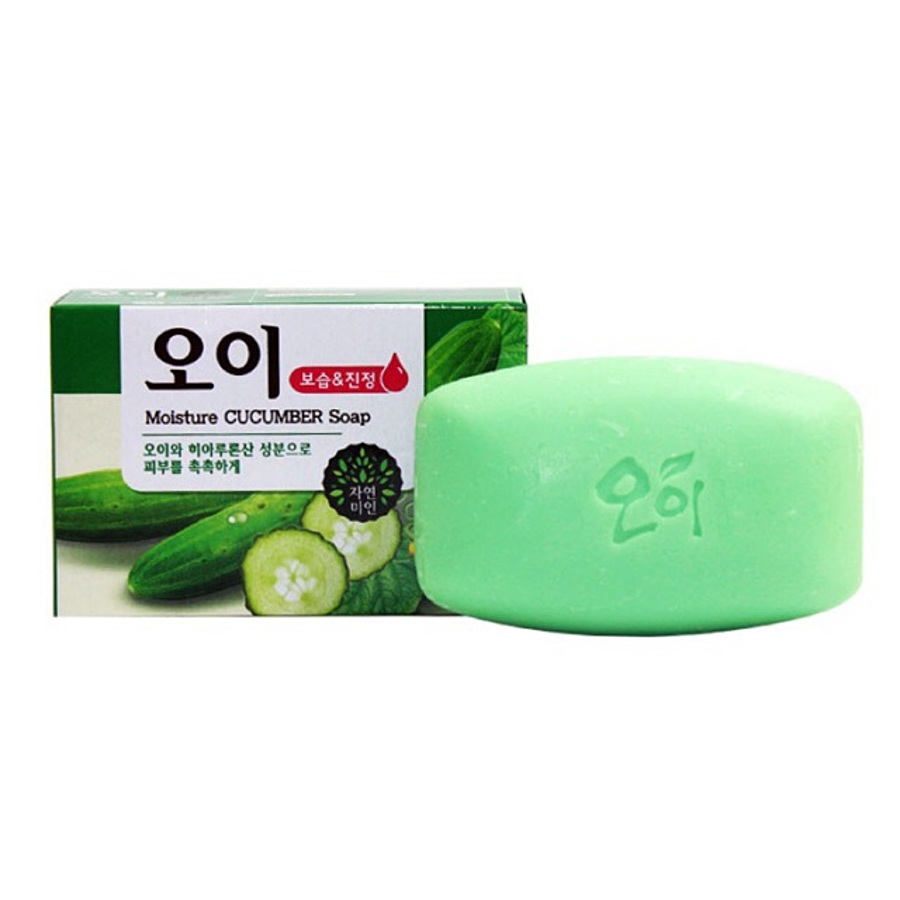 MUKUNGHWAH Moisture Cucumber Soap, 100гр. Мыло для лица и тела с огурцом