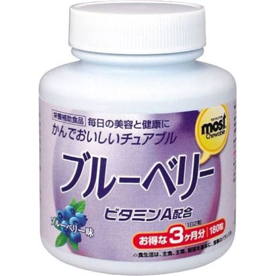ORIHIRO Most Blueberry Витамин A и черника для сохранения остроты зрения 180 таб на 90 дней