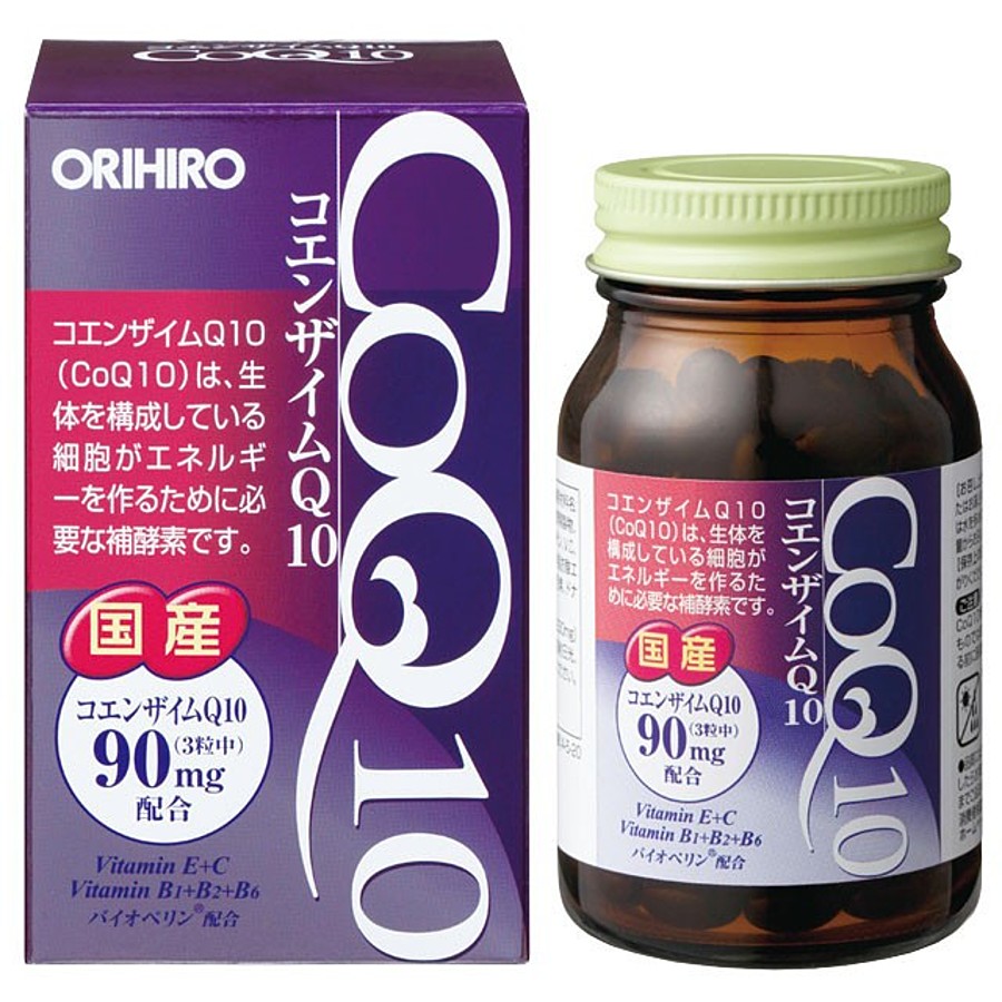 ORIHIRO Коэнзим Q10 c витаминами, 90 капсул, на 30 дней