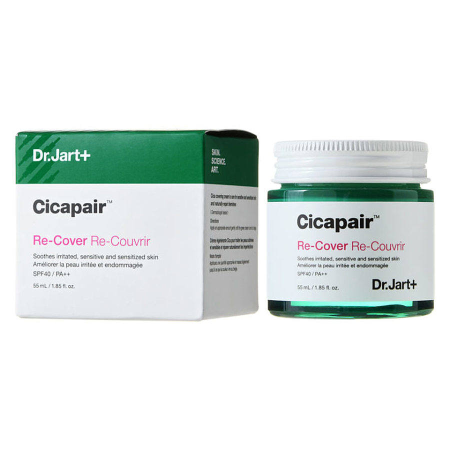 DR. JART+ Cicapair Derma Re-Cover SPF40++, 55мл. Крем-корректор для лица для проблемной кожи