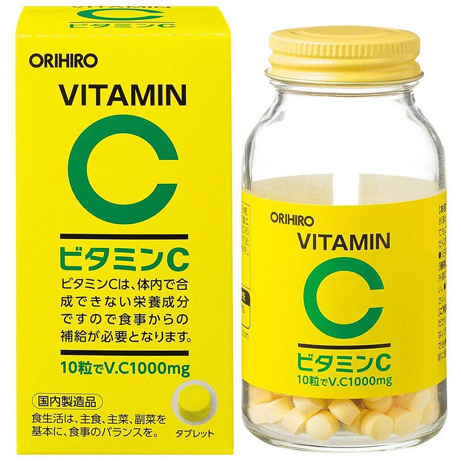 ORIHIRO Vitamin C Витамин С для повышения иммуннитета 300 таб на 30 дней
