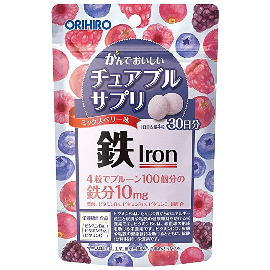 ORIHIRO Железо с витаминами, 120шт.