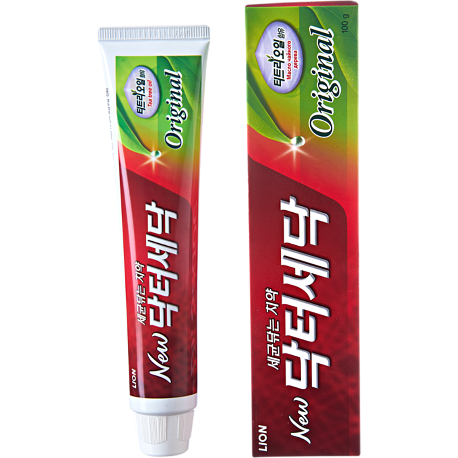CJ Lion New Dr. Sedoc Toothpaste Original, 100гр. Противовоспалительная зубная паста c маслом чайного дерева