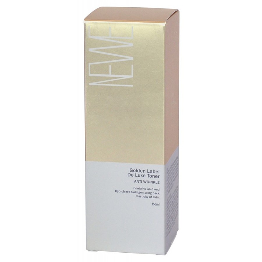 NEWE Golden Label De Luxe Emulsion, 150мл. Антивозрастная эмульсия для лица с частицами золота