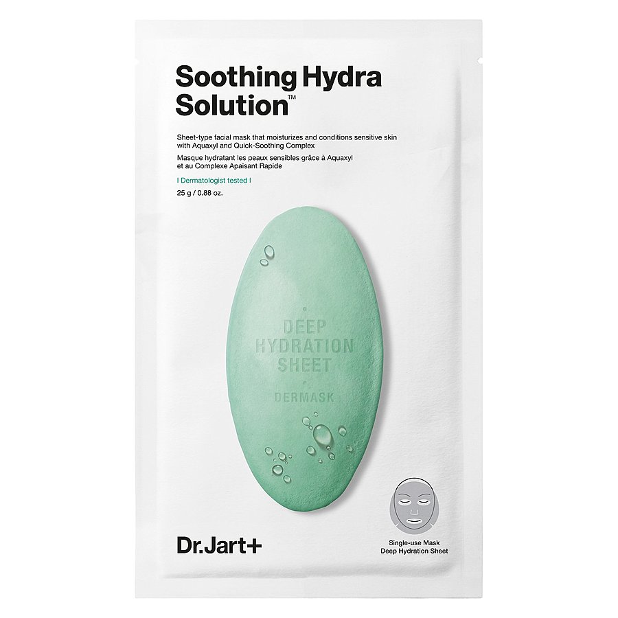 DR. JART+ Dermask Water Jet Soothing Hydra Solution, 27гр. Маска для лица тканевая успокаивающая с алоэ вера