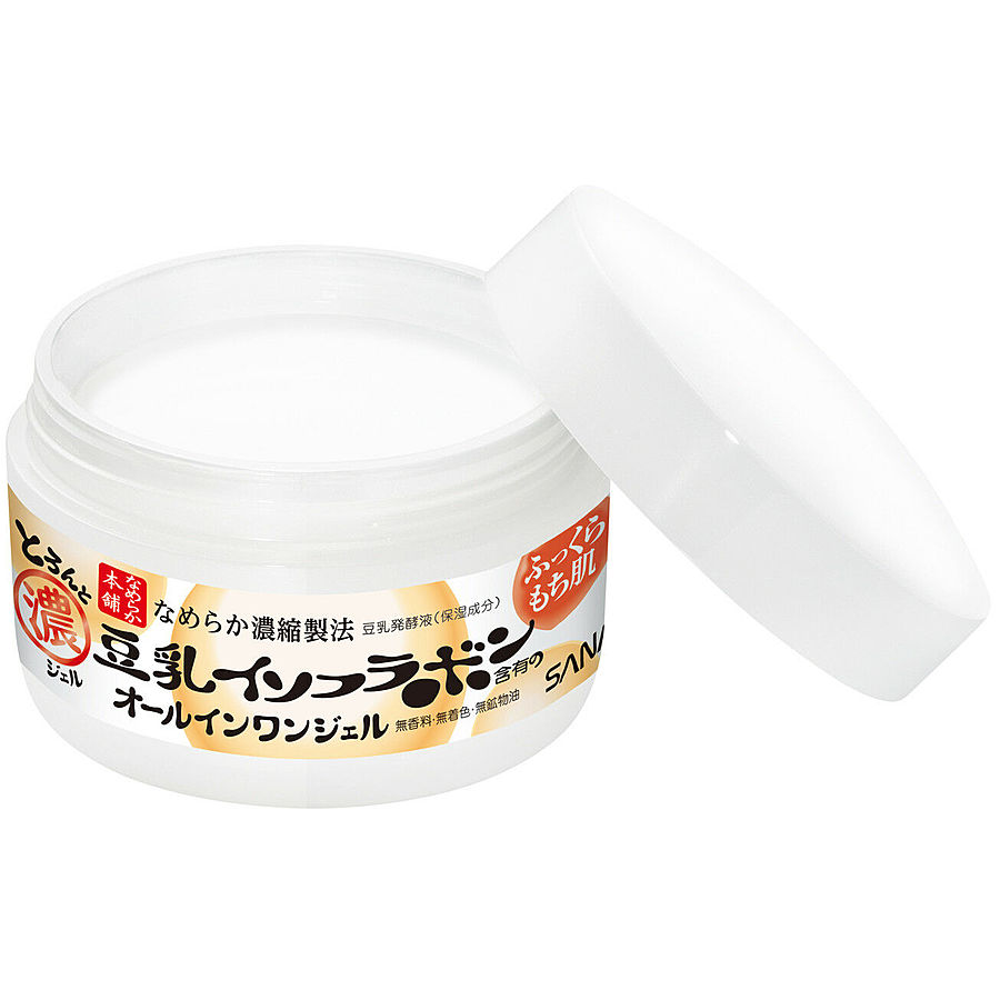 SANA Soy Milk Gel Cream, 100гр. Крем - гель для лица увлажняющий с изофлавонами сои 6 в 1