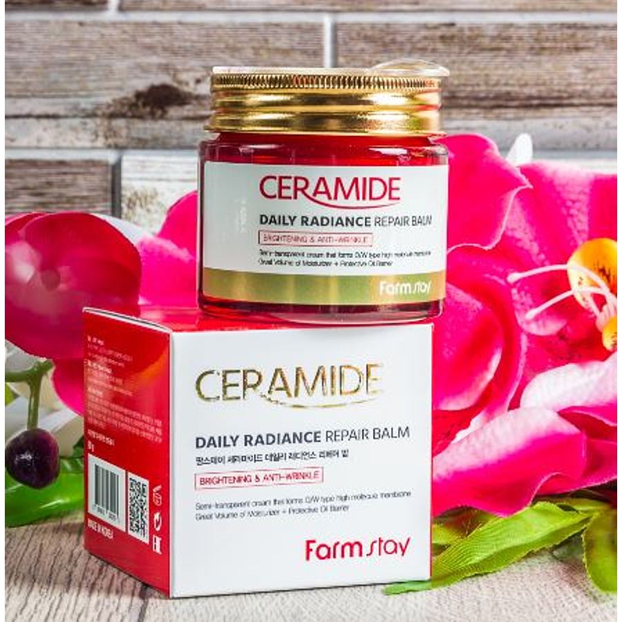 FARMSTAY Крем-бальзам для лица увлажняющий с керамидами Ceramide Daily ...