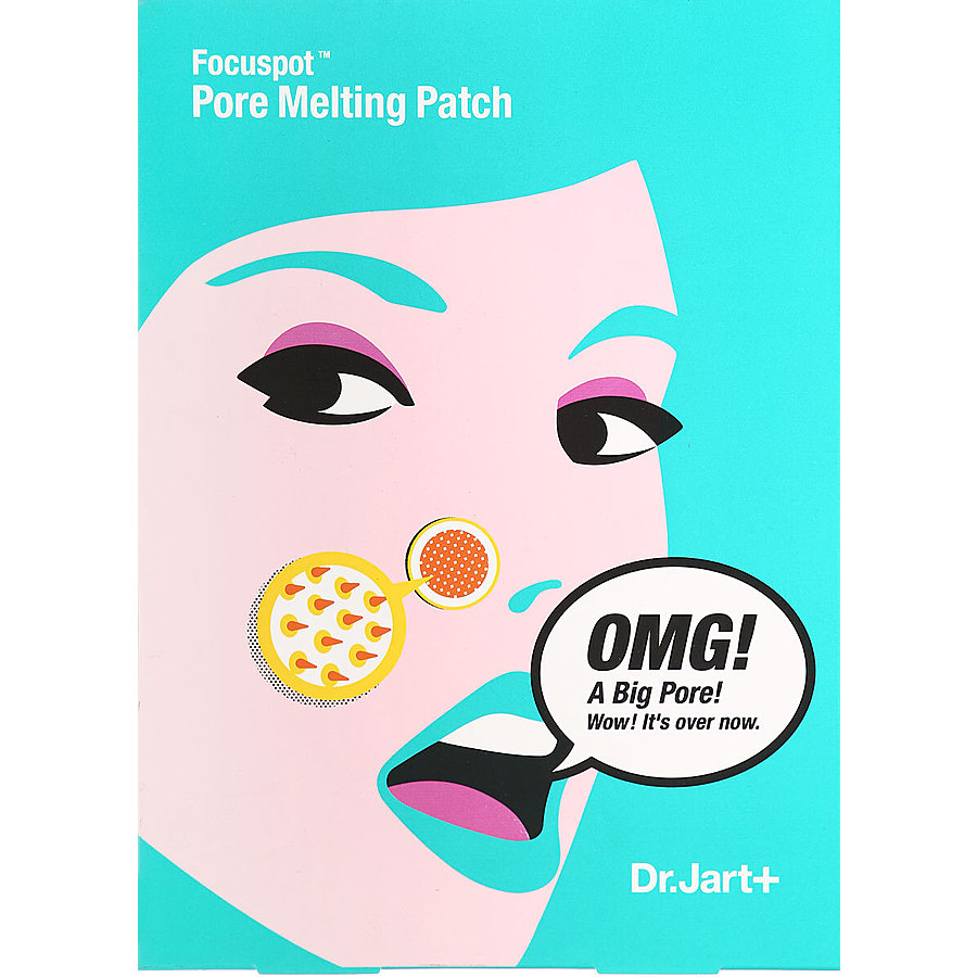 DR. JART+ Focuspot Pore Melting Patch Набор для очищения и сужения пор: тающие патчи с микроиглами + успокаивающая эссенция