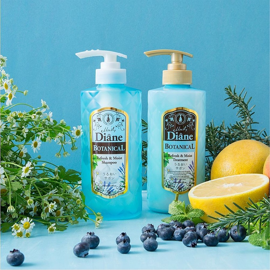 MOIST DIANE Botanical Refresh Sulfate-Free Shampoo, 480мл. Шампунь без сульфатов и силиконов с цитрусовым ароматом