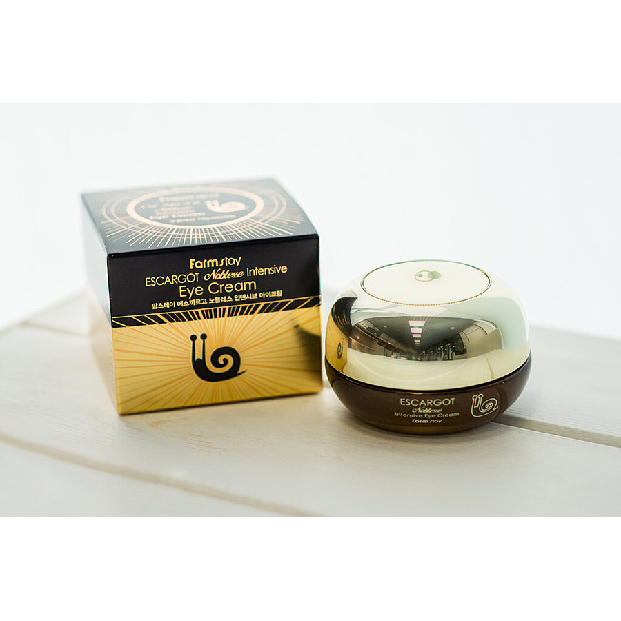FARMSTAY Escargot Black Snail Premium Eye Cream, 50мл. FarmStay Крем для глаз осветляющий темные круги с экстрактом черной улитки
